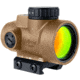 Trijicon MRO SD 1x25mm Reflex Green Dot Sight, 2.0 MOA Adjustable Green Dot, with Low Mount, Anodized Coyote Brown Anodized, MRO-C-2200347