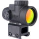 Trijicon MRO SD 1x25mm Reflex Green Dot Sight, 2.0 MOA Adjustable, w/ Lower 1/3 Co-witness Mount, Black, MRO-C-2200333