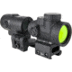 Trijicon MRO SD Patrol 1x25mm Reflex Red Dot Sight, 2.0 MOA Adjustable Red Dot, with Full Co-Witness Quick Release Q-LOC Mount, 3x Magnifier with Quick Release Flip-to-Side Mount, Black, MRO-C-2200368