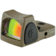Trijicon RM06 RMR Type 2 Adjustable LED Red Dot Sight, 3.25 MOA Red Dot, No Mount, Matte, FDE, 700696