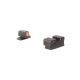Trijicon Sig HD Night Sight Set,Orange Front Outline Comparable to 8 Front/8 Rear SG101O