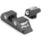 Trijicon Bright &amp; Tough 3 Dot Night Sight Set, Green Front &amp; Yellow Rear - For Glock 17/17L/19/22/23/24/26/27/33/34/35/38/39 - GL01 - GL01Y