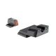 Trijicon HD XR Night Sight Set, Orange Front Outline for Smith and Wesson SHIELD .40, .45, and 9mm, Black, 600856