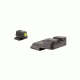 Trijicon Trijicon HD XR Night Sight Set, Yellow Front Outline for Smith and Wesson M&amp;P, SD9 VE, SD40 VE, Black SA637-C-600850