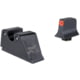 Trijicon HD XR Suppressor/Optic Height Tritium Night Sights - Rear - Orange Front Outline - for GLOCK Models 20, 21, 29, 30, and 41 including S &amp; SF variants, Black, GL345-C-601176