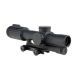 Trijicon VCOG 1-6x24 Green Horseshoe Dot/Crosshair Rifle Scope .223/55gr Thumb Screw Mount, Black, 1600042