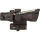 Trijicon XB Compact Dual Illuminated ACOG Crossbow Scope, 3x24 mm, 340-400 Fps, Green, Chevron Reticle, Matte Black, 400392