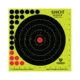 Triumph Systems Shot Seeker 10 inch Adhesive Bullseye Target - 10 Pack, Multi, 12in X 12in 0900-10-002