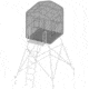 Trophy Treestands Firetower Tree Stand, 15.6ft, TT809