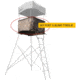 Trophy Treestands Skyfort Blind Kit, Dead Leaf Camo, TT803-B