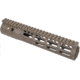 Troy Industries SOCC Gen 2 Free Float M-LOK Handguard AR-15 Aluminum Battle Rail, FDE, 9.25in, SRAI-SR1-90FT-G2
