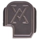 True Precision P365, P365XL, X-Macro 9mm Pistol Slide Back Plate, Stealth Gray, TP-P365BPL-A
