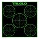TruGlo 5-Bullseye Target, 12x12, 25 Pack, Black, TG-TG11A25