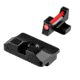 TruGlo Brite-Site Fiber Optic Springfield XD Red Front Green Rear Black, TG-TG132XD