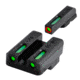 TruGlo Brite-Site TFX Pro Sight Set For CZ 75 Series, Green Rear, Green With Orange Focus Lock Front Sight, TG-TG13CZ1PC