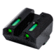 TruGlo Brite-Site TFX Sights For Glock 20/21/25/28/29/30/31/32/37/40/41, Green Rear/Green With Focus Lock Front, Suppressor Height, TG-TG13GL5A