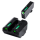 TruGlo Brite-Site TFX Sights For Glock 20/21/25/28/29/30/31/32/37/40/41, Green Rear/Green With Focus Lock Front, Suppressor Height, TG-TG13GL5A