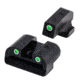 TruGlo Brite Site Tritium Handgun Sight Set, Sig No. 6 Front, No. 8 Rear, Tritium Handgun Sight Set, Sig No. 6 Front, No. 8, TG-TG231S2