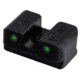 TruGlo Brite Site Tritium Pro Beretta PX4 Storm Full Size Front/Rear Night Sight Set, Green Tritium 3-Dot Configuration Front, White Focus Lock Ring, Steel, Black, TG-TG231B1W