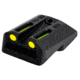TruGlo TFO Day/Night Sight Set for Novak .260/.450, Yellow Rear Sight, TG-TG131NT1Y