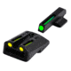 TruGlo TFO Day/Night Sight Set for Novak .260/.450, Yellow Rear Sight, TG-TG131NT1Y