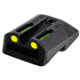 TruGlo TFO Day/Night Sight Set for Novak .270/.450, Yellow Rear Sight, TG-TG131NT2Y