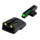 TruGlo TFO Day/Night Sight Set for Novak .270/.500, Yellow Rear Sight, TG-TG131NT4Y