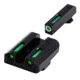 TruGlo TFX Glock High Glock 20/21/25/28/29/30/31/32 3 Dot Green Sight, TG-TG13GL2A