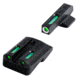 TruGlo TFX Novak 260/450 Set Handgun Sight for 1911 Pistol, Green 3 Dot, Tritium/FiberOptic, TG-TG13NV1A