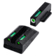 TruGlo TFX Ruger SR9/SR40/SR45-3 Dot Green Tritium/Fiber Optic Sight, TG-TG13RS1A