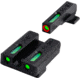 USED TruGlo TFX Tritium/Fiber-Optic Day/Night Sights Pro Set, Black, TG-TG13SG4PC, EDEMO2, Used, Condition Fair, Installed/Mounted
