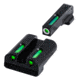 TruGlo TFX SIG #6 Front #8 Rear 3 Dot Green Tritium/Fiber Optic Sight, TG-TG13SG2A