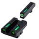 USED, TruGlo TFX Day/Night Sights Walther CCP Steel Green Tritium/Fiber Optic, TG-TG13WA3A