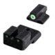 TruGlo Tritium Pro Handgun Sight Set for 1911 Novak 260/500, White Focus Lock Ring, TG-TG231N3W