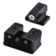 TruGlo Tritium Pro Handgun Sight Set for FN FNX45, White Focus Lock Ring, TG-TG231F3W