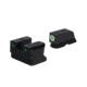 TruGlo Tritium Pro Handgun Sight Set for Kimber, White Focus Lock Ring, TG-TG231K1W