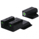 TruGlo Tritium Pro Night Sights, Smith &amp; Wesson M&amp;P 9 Shield EZ, Green Rear Sight, Green w/White Outline Front Sight, TG-TG231MP4W