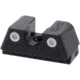TruGlo Tritium X Glock 42/43 Set - White, Black, TG-TG231G1XAW