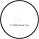 Truglo Red-dot 25mm Tru-tec 2-moa Dot W/pic Mounts Black