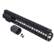 TRYBE Defense AR-15 M-LOK 12in Lightweight Handguard w/ Full Rail, Black, 12 Inch, HDG12FR-BL