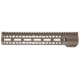 TRYBE Defense AR-15 M-LOK 12in Lightweight Handguard w/ Full Rail, Flat Dark Earth, 12 Inch, HDG12FR-FDE