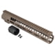 TRYBE Defense AR-15 M-LOK 12in Lightweight Handguard w/ Full Rail, Flat Dark Earth, 12 Inch, HDG12FR-FDE