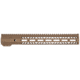 TRYBE Defense AR-15 M-LOK 15in Lightweight Handguard w/ Full Rail, Flat Dark Earth, 15 Inch, HDG15FR-FDE