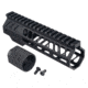 TRYBE Defense AR-15 M-LOK 7in Lightweight Handguard w/ Full Rail, Black, 7 Inch, HDG7FR-BL