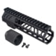 TRYBE Defense AR-15 M-LOK 7in Lightweight Handguard w/ Full Rail, Black, 7 Inch, HDG7FR-BL