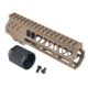 TRYBE Defense AR-15 M-LOK 7in Lightweight Handguard w/ Full Rail, Flat Dark Earth, 7 Inch, HDG7FR-FDE