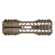 TRYBE Defense AR-15 M-LOK Extra Lightweight Quad Handguard w/ Cut Rail, 7in, Flat Dark Earth, HDG7QCR-FDE