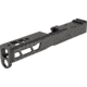 TRYBE Defense Glock 17 9mm Pistol Slide - Version 2, Gen 5, RMR Cut, Sniper Gray, SLDG17G5RMRV2-SG