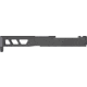 TRYBE Defense Glock 19 9mm Pistol Slide - Version 2, Gen 5, Viper Cut, Sniper Gray, No Base Plate Included, SLDG19G5VPRV2-SG