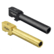 TRYBE Defense Glock 21 Match Grade Non-Threaded Pistol Barrel, Black, Gold, Titanium